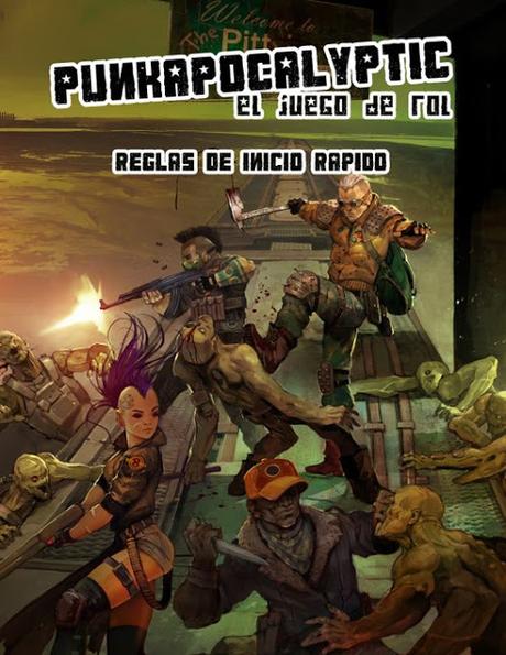 La guía de inicio rápido de Punkapocalyptic RPG, en español, lista para descargar