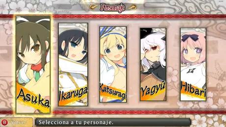 Senran Kagura Shinovi Versus de PC traducido al español