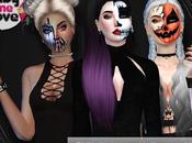 GML's Half face Halloween Makeup (Sims