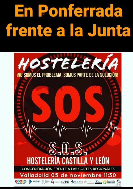 La hostelería berciana lanza un S.O.S. con una concentración el próximo jueves ante la Delegación de la Junta de Castilla y León en Ponferrada La hostelería berciana lanza un S.O.S. con una concentración el próximo jueves ante la Delegación de la Junta de Castilla y León en Ponferrada