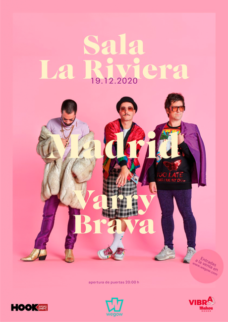 Varry Brava presentarán nuevo disco en La Riviera madrileña