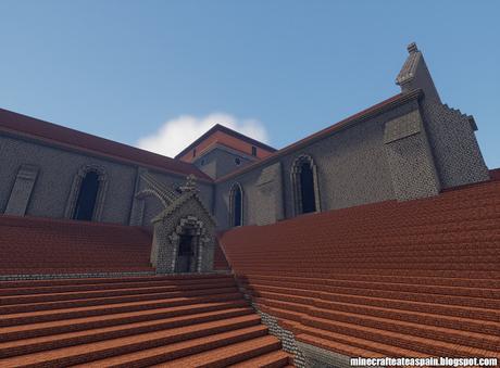 Réplica Minecraft del Monasterio de las Huelgas, Burgos, España.