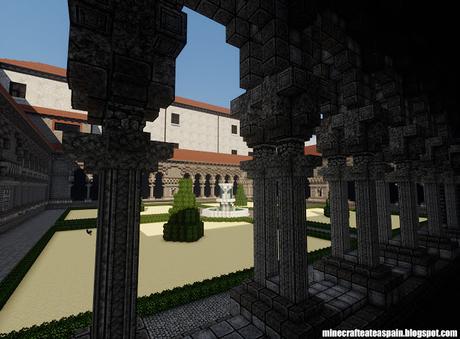 Réplica Minecraft del Monasterio de las Huelgas, Burgos, España.