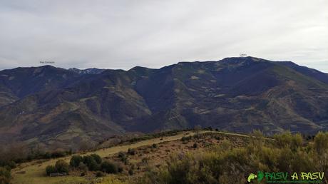 Vista hacia el Cellón desde el Curuchu Braña