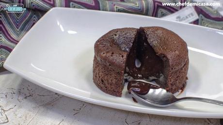 ingredientes Volcán de Chocolate