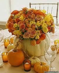 Bodas de otoño, decoracion con calabazas