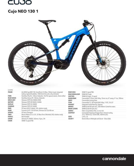 Cannondale Cujo Neo 130, diversión e-bike