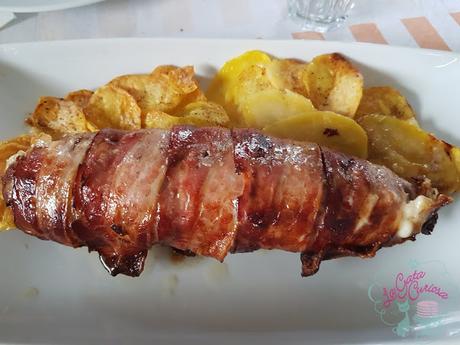 SOLOMILLO RELLENO CON JAMON, QUESO E HIGOS EN FREIDORA DE AIRE