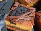 Brownie cheesecake calabaza especial Halloween
