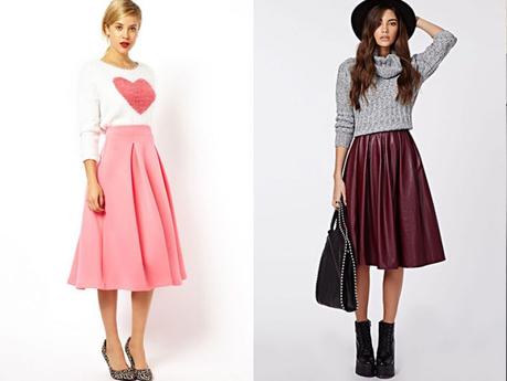 Falda Midi Definicion