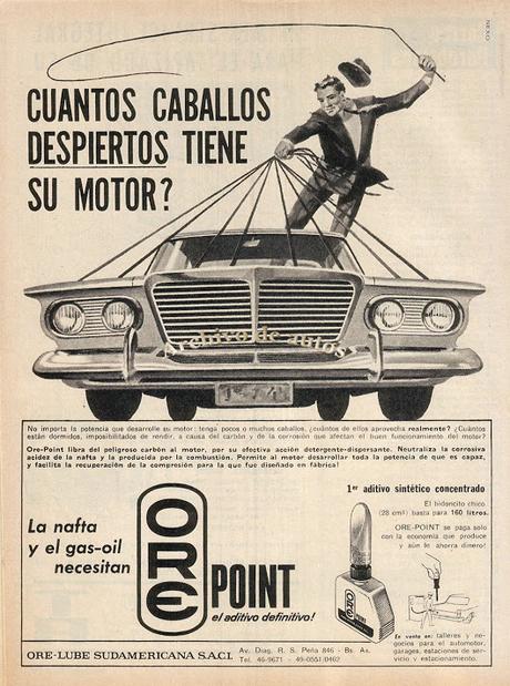 Ore-Point, un aditivo para el combustible de 1964