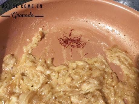 Rape y Marisco al azafrán