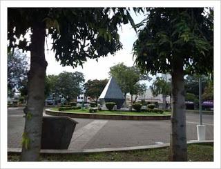 El hermoso Parque Cervantes de la Ciudad de David, en la Provincia de Chiriquí.