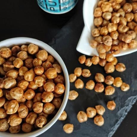 Aperitivo saludable con garbanzos especiados