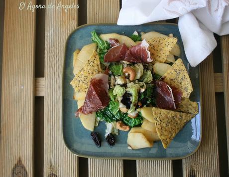 Ensalada templada de repollo y manzana Ensalada templada de repollo y manzana El Ágora de Ángeles