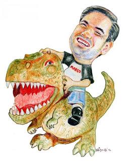 Rubio es un esperpento más montado en un dinosaurio