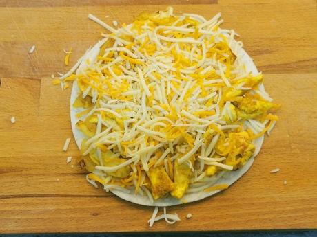 Quesadillas mexicanas rellenas de pollo