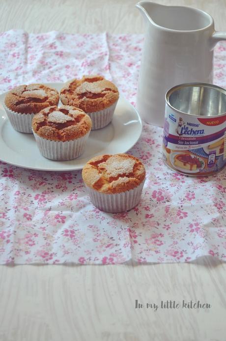 Magdalenas de leche condensada sin gluten y sin lactosa con Degustabox