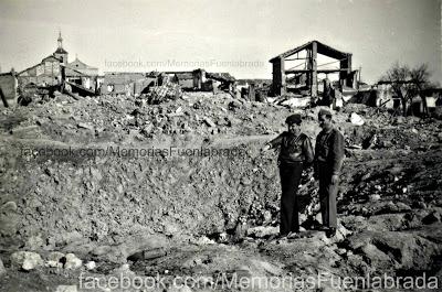 Apuntando a un obús en la posguerra