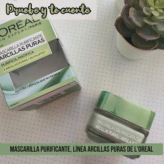 Mascarilla purificante Arcillas Puras de L'oreal 03