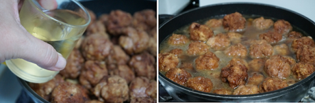 Albóndigas con setas Albóndigas con setas