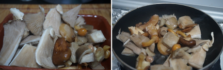 Albóndigas con setas Albóndigas con setas