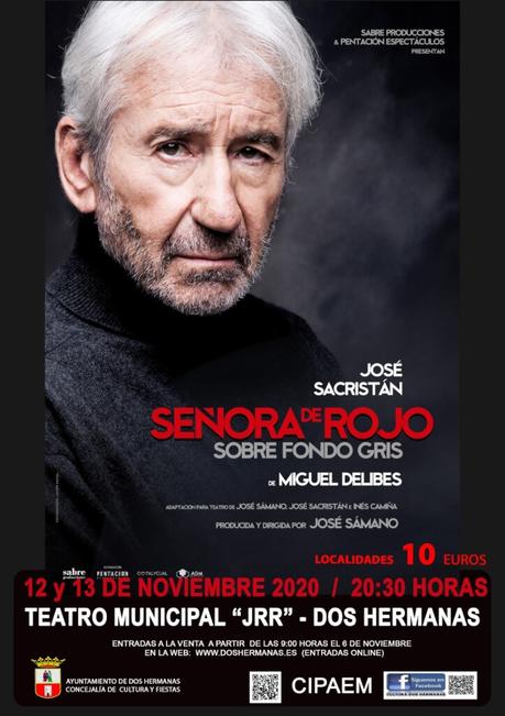 Teatro: SEÑORA DE ROJO SOBRE FONDO GRIS