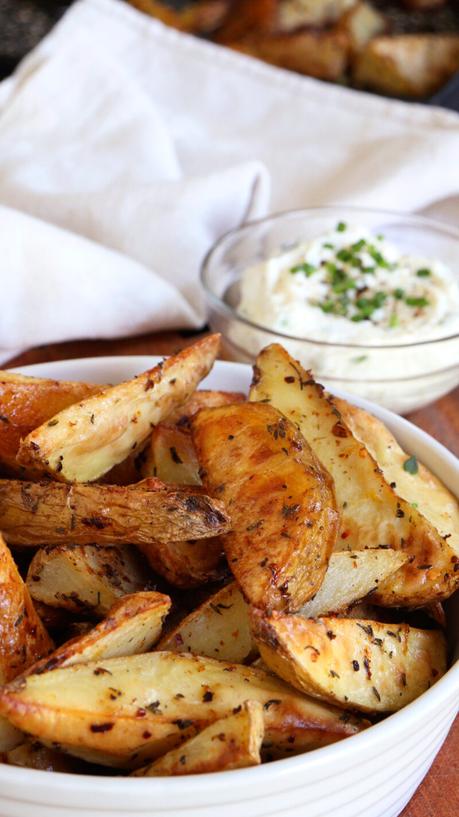 papas al horno con piel crocantes rusticas bravas