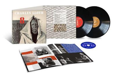 Edición LP/DVD de Charles Lloyd, 8 Kindred Spirits-Live from The Lobero Theatre (Impulse, 2020) CHARLES LLOYD: 8 Kindred Spirits-Live From The Lobero Theatre