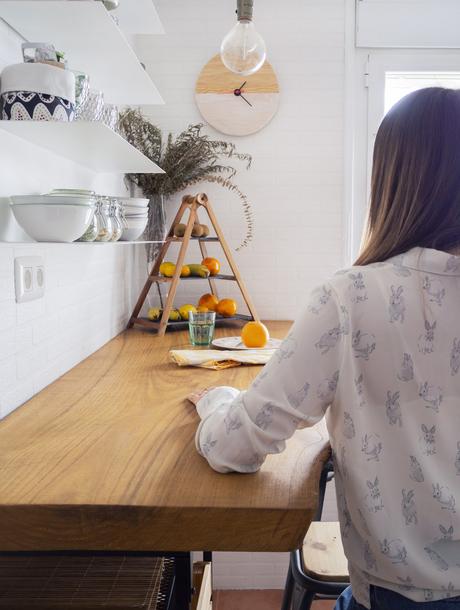 DIY Reloj de madera para nuestra cocina10