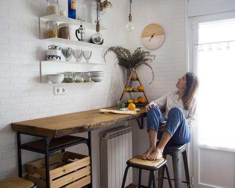 DIY Reloj de madera para nuestra cocina2