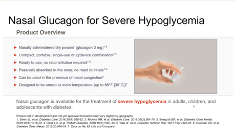 ISPAD 2020. Glucagón Nasal: Definición, características y beneficios
