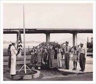 Boys Scouts Panama Canal Zone in 1950 USS Marine Rodman Base and Cocoli Community