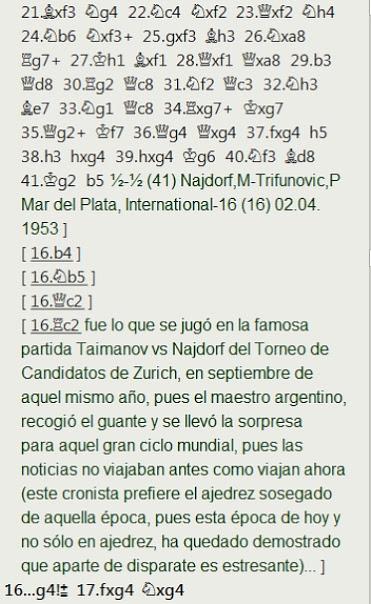 El baúl de los recuerdos (20) - Eliskases vs Gligoric, Mar del Plata (16) 1953 El baúl de los recuerdos (20) - Eliskases vs Gligoric, Mar del Plata (16) 1953