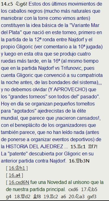 El baúl de los recuerdos (20) - Eliskases vs Gligoric, Mar del Plata (16) 1953 El baúl de los recuerdos (20) - Eliskases vs Gligoric, Mar del Plata (16) 1953