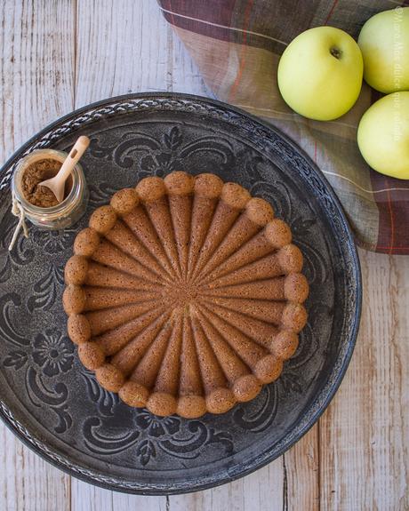 Bizcocho integral de manzana