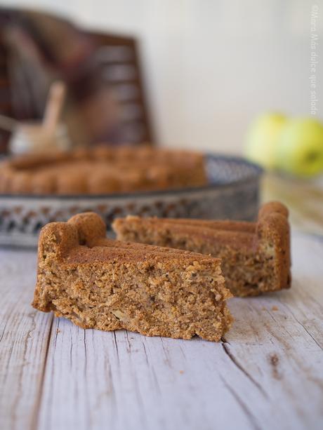 Bizcocho integral de manzana