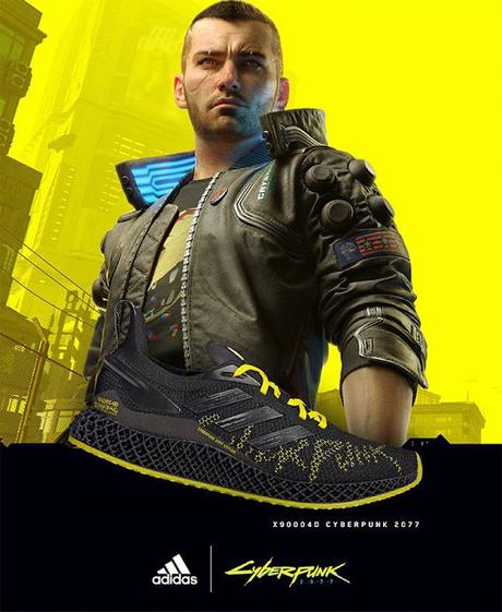 Mas merchandise de CP 2077:  Zapatillas oficiales de Adidas
