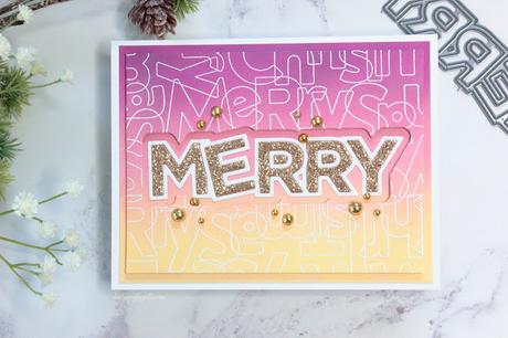 Colorful Christmas Card / SSS Holly Jolly Release