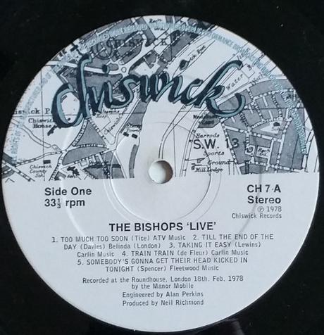 The Bishops -Live Lp 1978