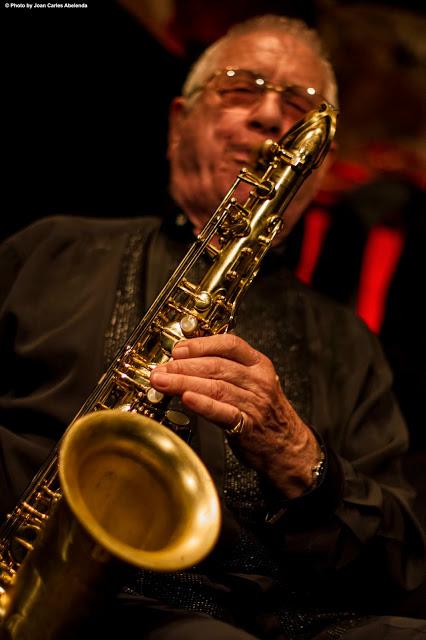 Pedro Iturralde © Photo by Joan Carles Abelenda FOTO-PEDRO ITURRALDE. Foto del concierto PEDRO ITURRALDE QUARTET en el Jamboree Jazz Club (Barcelona)
