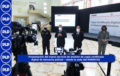 MININTER OPTIMIZA TRABAJO POLICIAL...