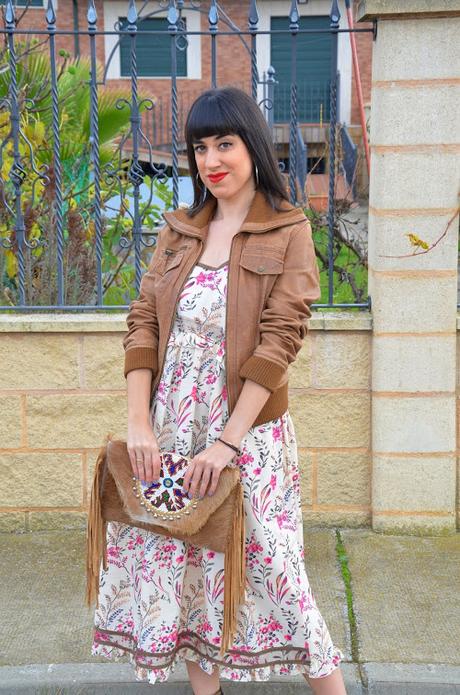 Vestido boho de flores
