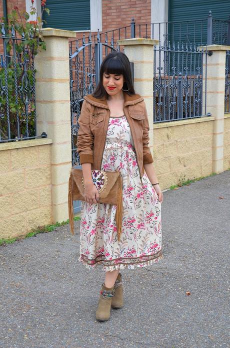 Vestido boho de flores