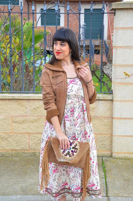 Vestido boho de flores