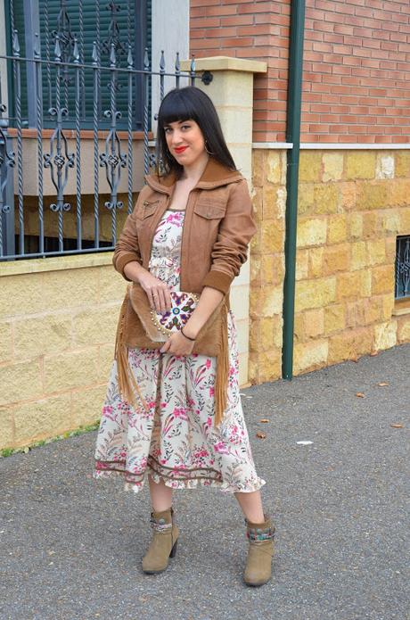 Vestido boho de flores