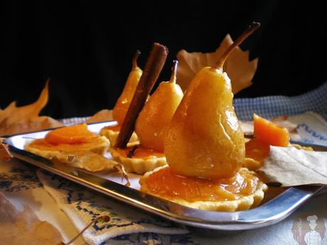 Tartitas de batata y manzana caramelizada