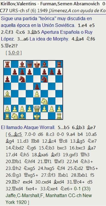 El baúl de los recuerdos (23) - Kirillov vs Furman, URS-ch sf Vilnius (6) 1949 El baúl de los recuerdos (23) - Kirillov vs Furman, URS-ch sf Vilnius (6) 1949