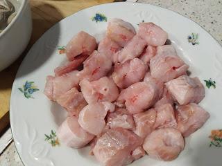 GUISAILLO DE PAPAS CON PINTARROJA, ALMEJAS Y LANGOSTINOS GUISAILLO DE PAPAS CON PINTARROJA, ALMEJAS Y LANGOSTINOS