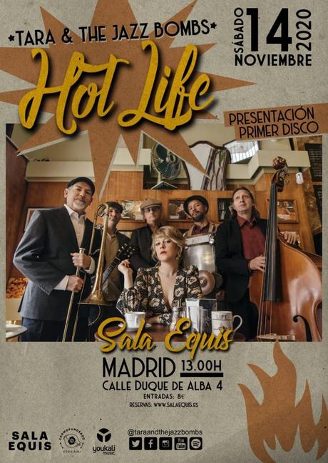 Tara & The Jazz Bombs presentan disco en Madrid Tara & The Jazz Bombs presentan disco en Madrid